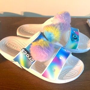 Girls Crocs sandals size 7